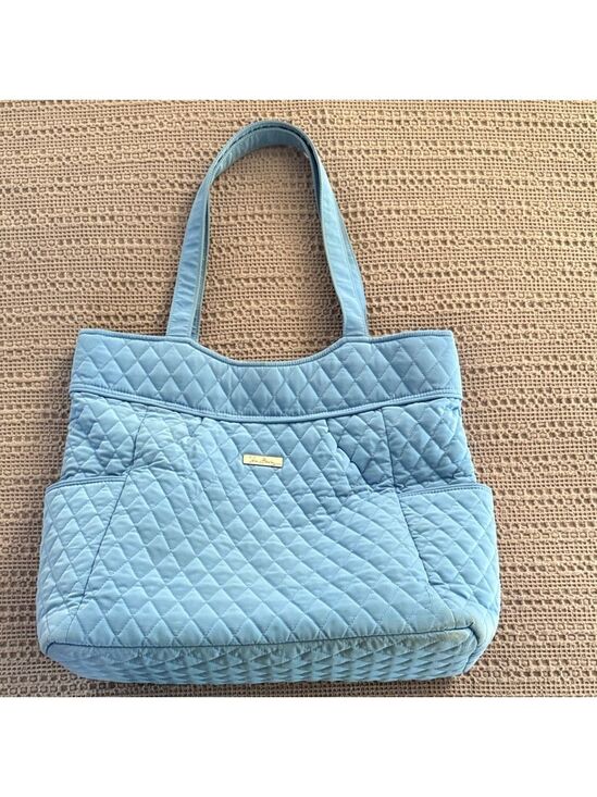Vera Bradley Handbags - Vera Bradley Quilted Sky Blue Shoulder Tote